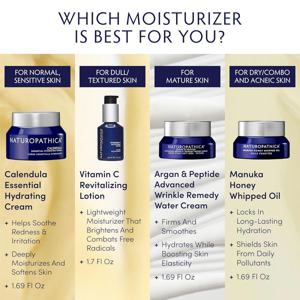 Naturopathica Calendula Essential Hydrating Cream - Soothing Face Moisturizer for Dry Skin - Holistic Calendula Cream - Daily Face Moisturizer for Women - Natural Face Lotion for Women - 1.69 fl oz